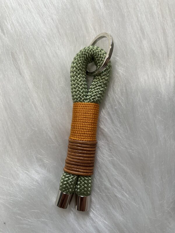 03-Schlüsselanhänger Hellgrün - Orange