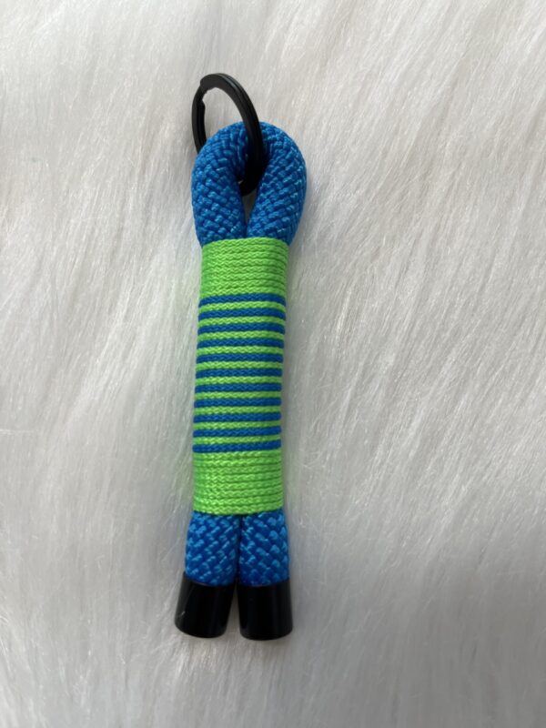 19-Schlüsselanhänger Blau - Neongrün