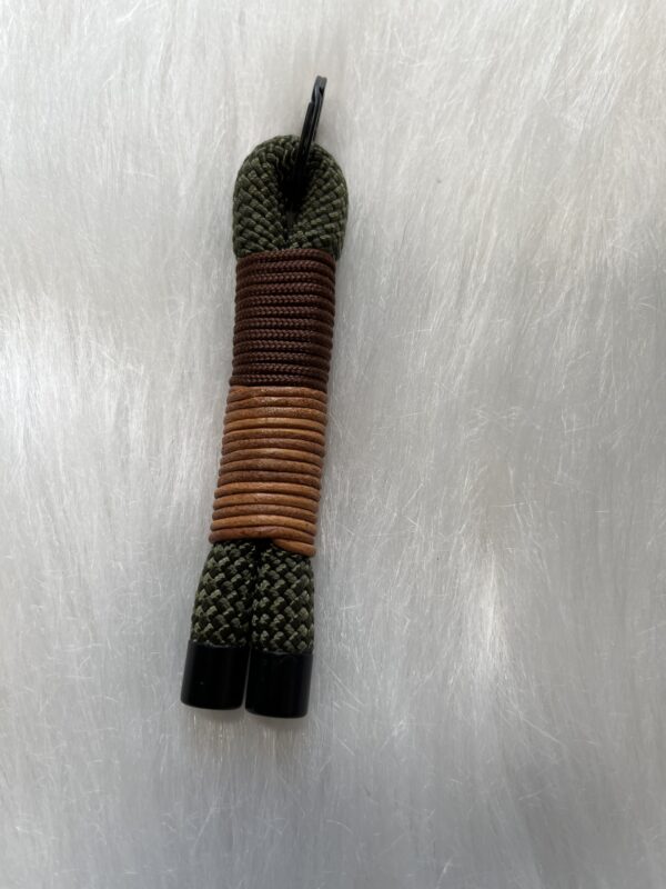 22-Schlüsselanhänger Olivgrün - Braun