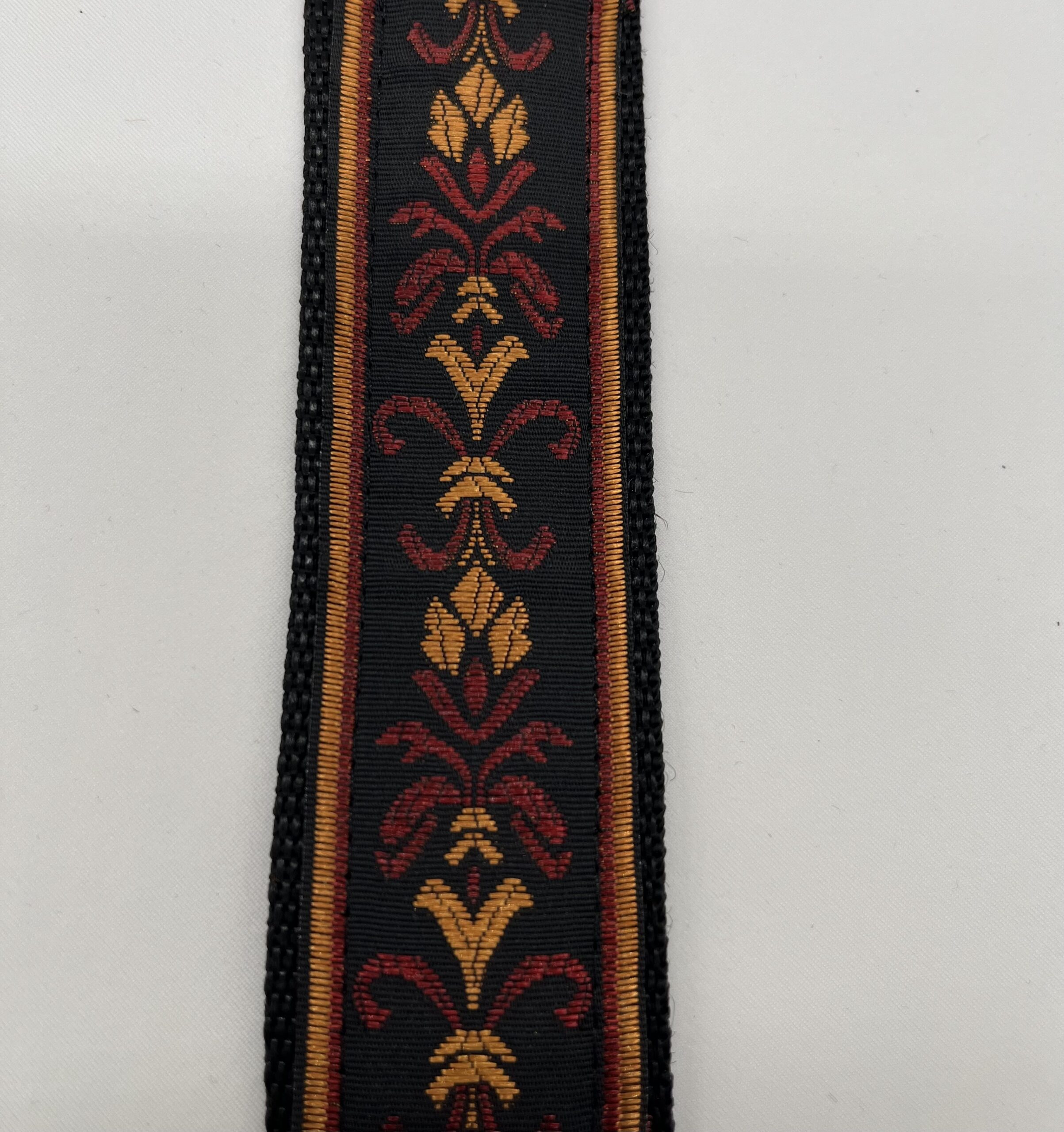 Ornament Schwarz, Orange, Rot