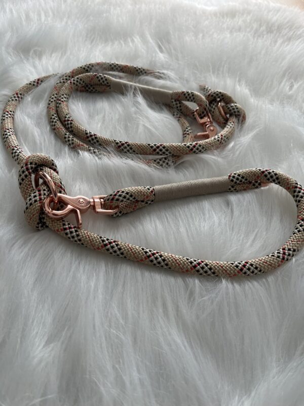 Tauleine mit Takelung und Scherenkarabiner