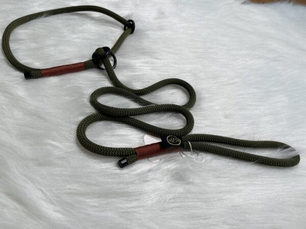 Retrieverleine mit Takelung und Handschlaufe