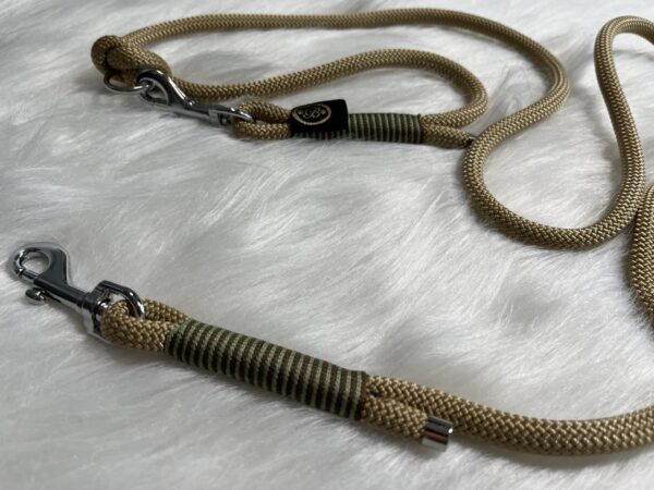 Tauleine mit Takelung und Karabiner