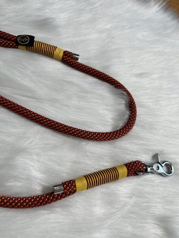 Tauleine mit Takelung und Scherenkarabiner