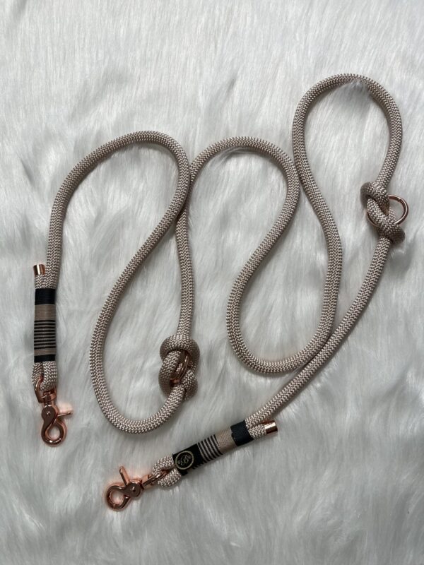 Tauleine mit Takelung und zwei Karabiner