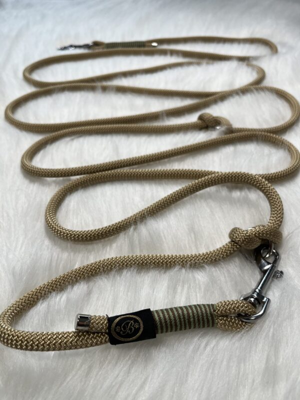 Tauleine mit Takelung und zwei Karabiner