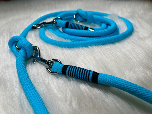 Tauleine mit Takelung und zwei Karabiner