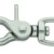 Scherenkarabiner Silber