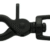 Scherenkarabiner Schwarz