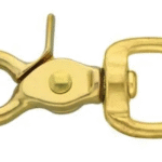 Scherenkarabiner Messing