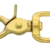 Scherenkarabiner Messing