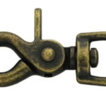 Scherenkarabiner Alt Messing