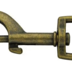 Bolzenkarabiner Alt Messing