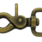 Scherenkarabiner Alt Messing