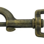 Bolzenkarabiner Alt Messing