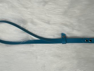 Biothane Schlaufe mit Scherenkarabiner in Lagune